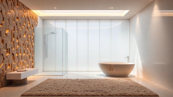 Découvrez des idées innovantes pour une salle de bain avec panneaux muraux
