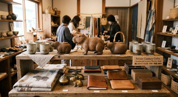 Trouvez des objets rares inspirés des capybaras dans notre boutique !